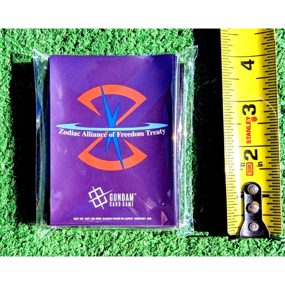 Zodiac Alliance of Freedom Treaty Gundam Card Game Official Card 70 Sleeves NIP